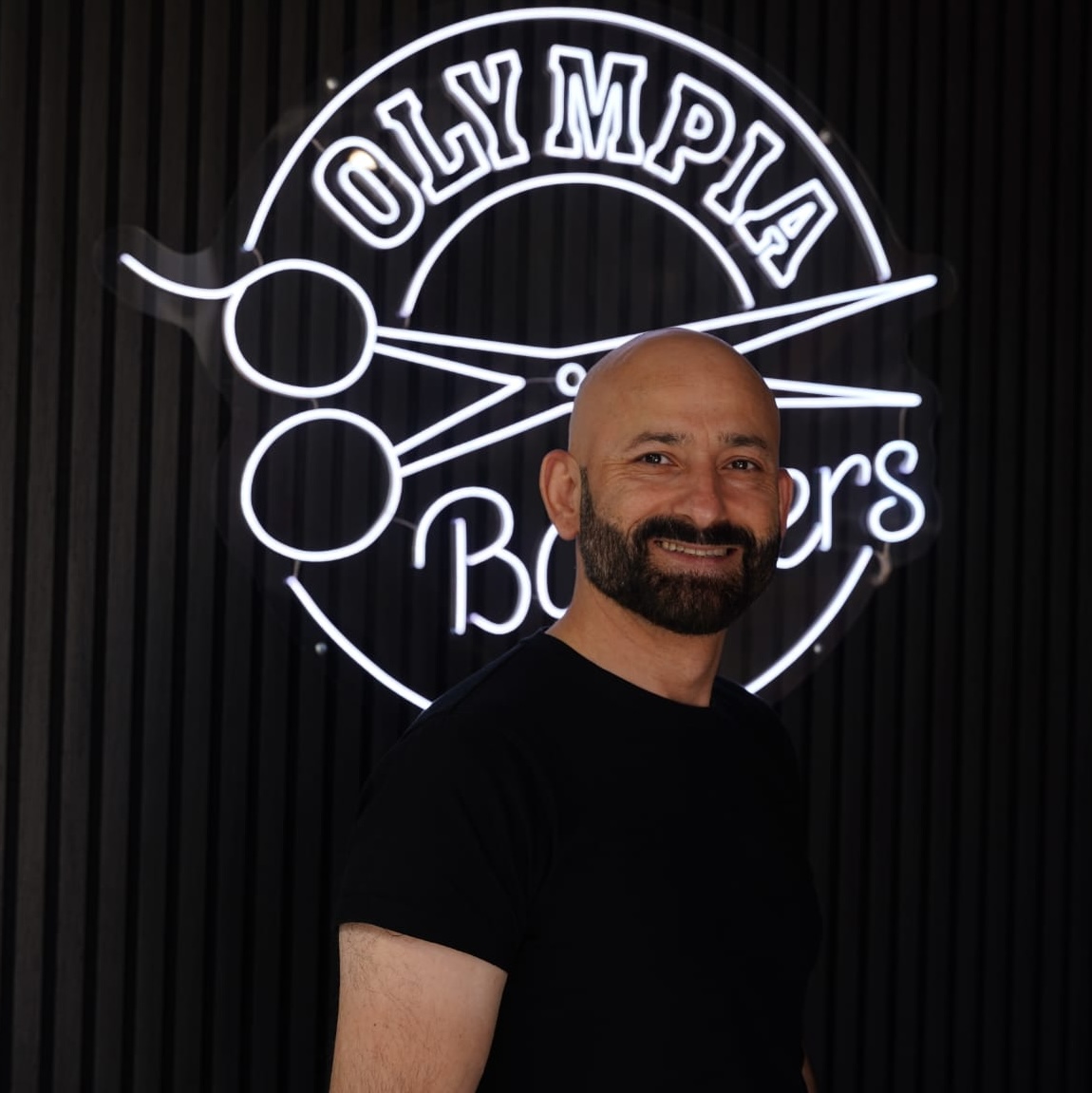 Olympia Barbers branding and shop photography